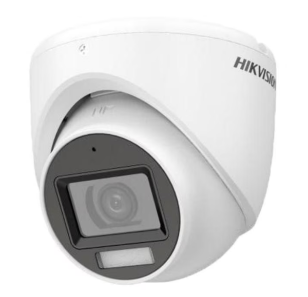 Camere supraveghere Camera de supraveghere 2MP, lentila 2.8mm, IR 20m, WL 20m, Microfon - Hikvision - DS-2CE76D0T-LPFS-2.8mm