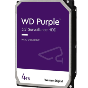 Sistem supraveghere Western Digital 4TB WD Purple Surveillance Internal Hard Drive HDD - SATA 6 Gb/s, 64 MB Cache, 3.5" - WD40PURZ