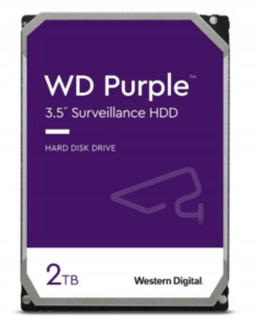 Sistem supraveghere Western Digital 2 TB WD Purple Surveillance Internal Hard Drive HDD - SATA 6 Gb/s, 64 MB Cache, 3.5" - WD40PURZ