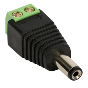 Conector de alimentare (TATA), 12V, cu surub.